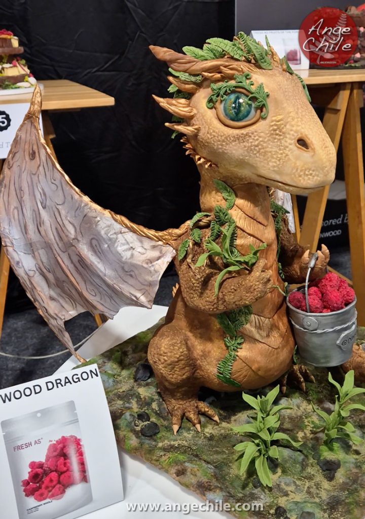 Cute dragon cake at the Food Show - Auckland 2024 - Ange Chile