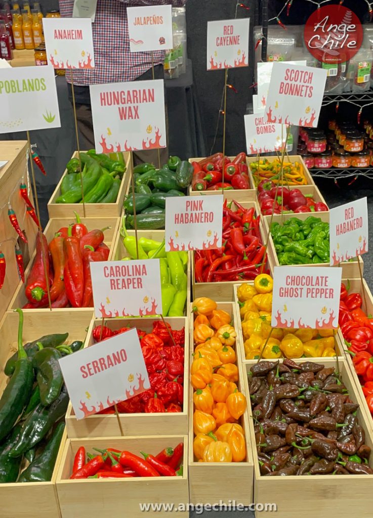 Tipos de Aji en Nueva Zelanda - Chilli peppers at the Auckland Food Show - Ange Chile