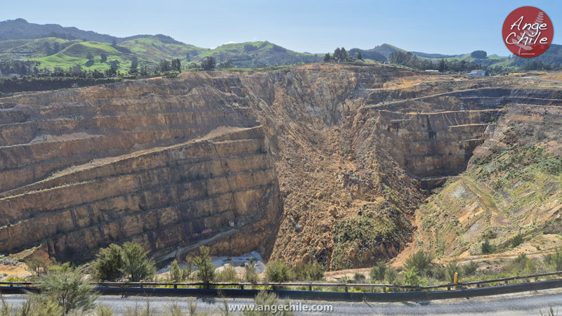 Mina abierta de Waihi Nueva Zelanda - Martha Mine in Waihi - New Zealand Open pit mine - Ange Chile