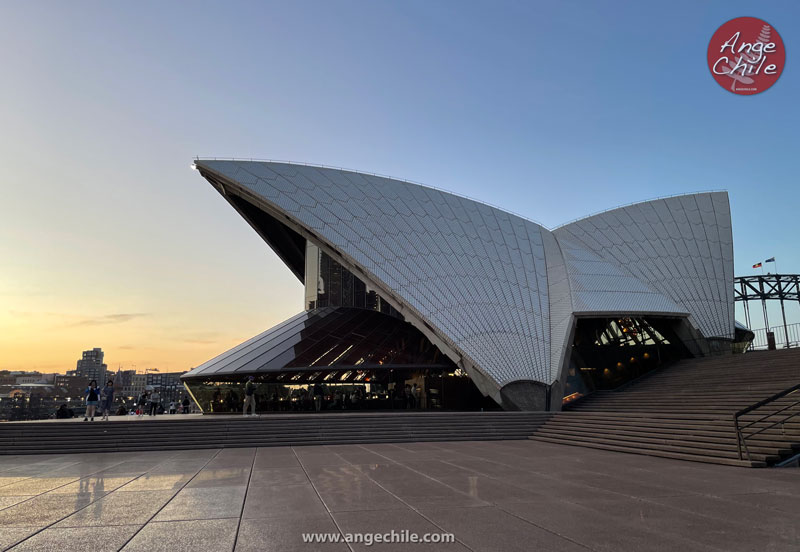 Sydney Opera House durante la puesta de sol - Sídney Australia - Ange Chile